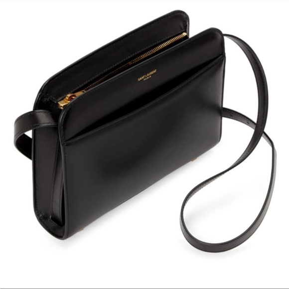 REVERSED satchel in Black Saint Laurent (YSL) with box/receipts - Picture 1 of 16